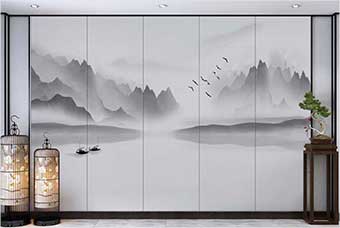 森佰汇航空纤维(山水画系列)